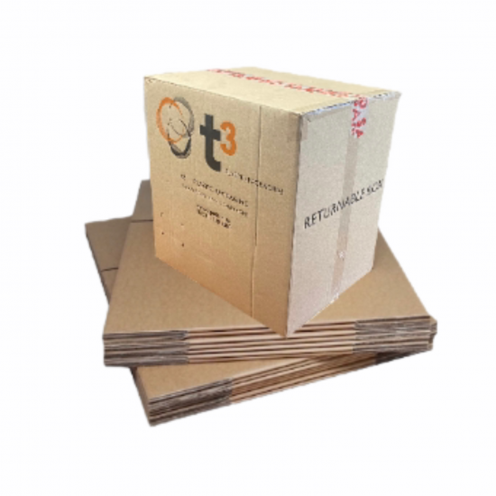 RIS-PACKAGING / Stock 5 Single Walled Cardboard Moving Boxes 10/Pack (Recycled) 450mmx300mmx300mm / BOXSTOCK5SWB