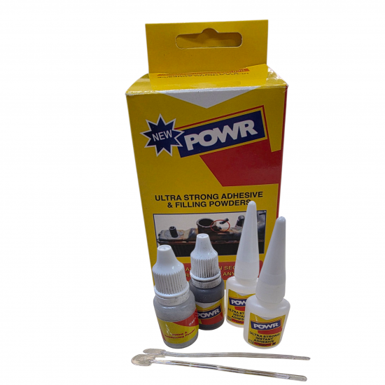 Powerbond Adhesive & Filling Powder Kit 2*15ml Glue+2*10g Po