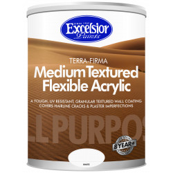 EXCELSIOR PAINT / All Purpose Medium Textures Flexible Acrylic Charcoal Grey Paint 5ltr / TF CG 5LTR EXCELSIOR PAINT / All Purpose Medium Textures Flexible Acrylic Charcoal Grey Paint 5ltr / TF CG 5LTR