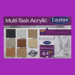 EXCELSIOR PAINT / Trade Decorators Multi-Task Acrylic 6in 1 Bamboo Cream Paint 20ltr / TD MT BC 20LTR EXCELSIOR PAINT / Trade Decorators Multi-Task Acrylic 6in 1 Bamboo Cream Paint 20ltr / TD MT BC 20LTR