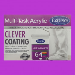 EXCELSIOR PAINT / Trade Decorators Multi-Task Acrylic 6- in-1 Bamboo Cream Paint 5ltr / TD MT BC 5LTR EXCELSIOR PAINT / Trade Decorators Multi-Task Acrylic 6- in-1 Bamboo Cream Paint 5ltr / TD MT BC 5LTR