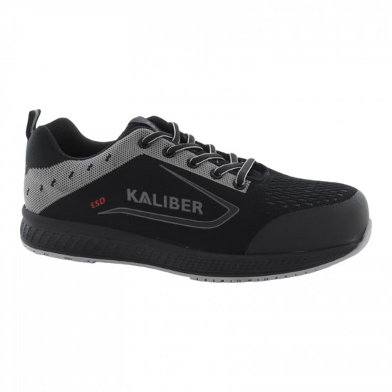 KALIBER / Disruptor Safety Shoe Black/Grey, Size 8 / SFT001401008