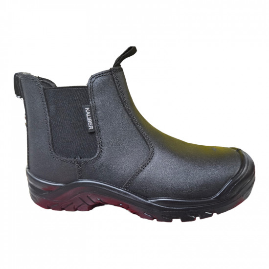 KALIBER / Utility (Entry Level Chelsea) Safety Boot Black, Size 13 / SFT007402013