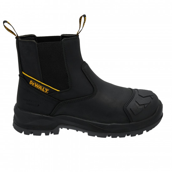DEWALT / East Haven Leather Water-Resistant Mens Safety Boot, Black , Size UK6