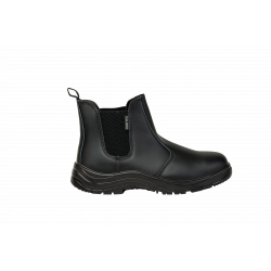 KALIBER / CHESLYN Genuine Leather Anti-Penetration Safety Boot Black, Size 3 