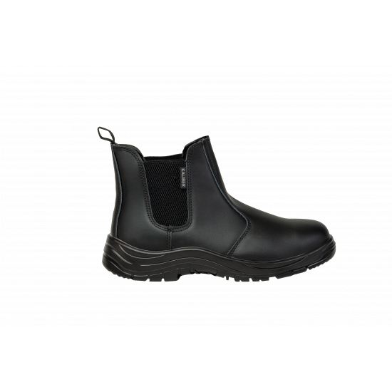 KALIBER / CHESLYN Genuine Leather Anti-Penetration Safety Boot Black, Size 6