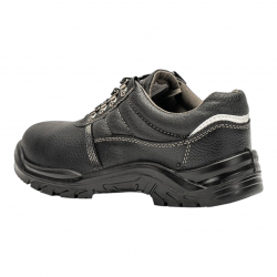 KALIBER / CONDOR Genuine Leather Safety Shoe Black, Size 3