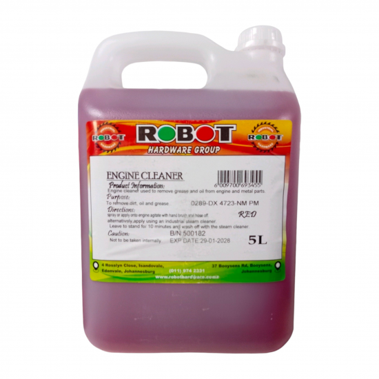 RIS-CLEANING / Biodegradable, Water-Based Red Engine Cleaner and Degreaser 25ltr