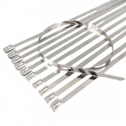 Ball Lok Cable Ties Grade 316 Stainless Steel 7.9x350mm x100 p/box / BT6BUNC079-0350 Ball Lok Cable Ties Grade 316 Stainless Steel 7.9x350mm x100 p/box / BT6BUNC079-0350