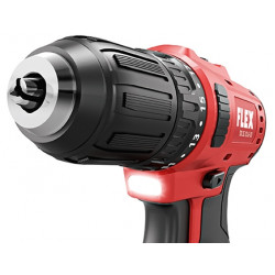 FLEX / 2-Speed Cordless Drill Driver 10.8V  Light Duty Set, 2x2. 5Ah Battery, Charger, in Carry Case / DD 2G 10.8 - LD
