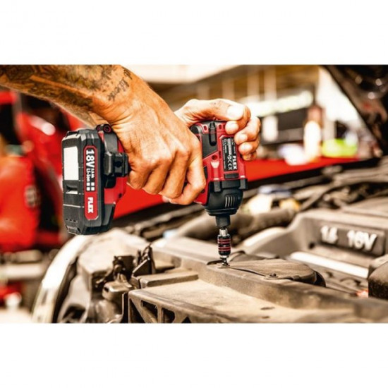 FLEX / 1/2 Impact Wrench Driver, Brushless, 18V, 3 Torques Set, 2x2.5Ah Li Battery, I-Charger, in Carry Case / IW 1/2 18.0-EC/2.5 SET