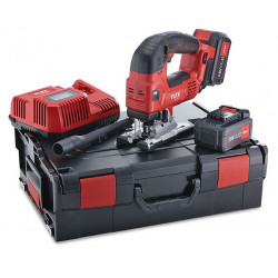 FLEX / Cordless Jigsaw, Brushless Tool Set, 2x2.5Ah Batteries, I-Charger in L-BOXX / JSB 18.0-EC/5.0 SET