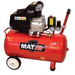 MATAIR Compressor 50 Litre Single Stage 1.5KW 2HP 220v Direct-Drive AIR2020 