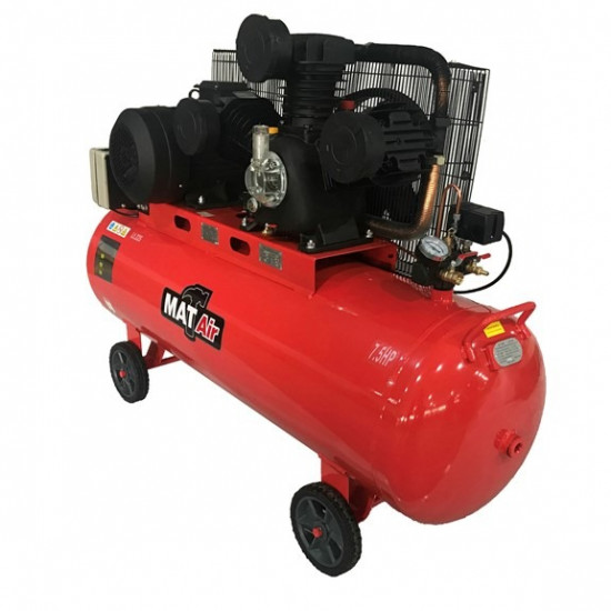 MATAIR Compressor 225 Litre Single Stage 4KW 5.5HP 380v Belt-Drive AIR2150