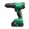 HiKOKI / 18v Cordless Impact Drill Driver Set, includes 2x 2Ah Batteries & Charger / DV18DAWCZ