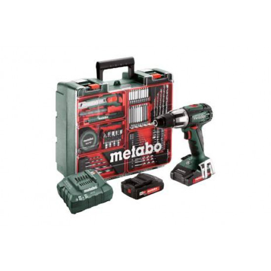 METABO / Cordless Hammer Drill Mobile Workshop 18v Set, includes Batteries & Charger / SB 18 LT MOBILE WORKSHOP (602103600)