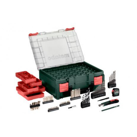 METABO / Cordless Hammer Drill Set 18v, includes Batteries & Charger, 78 Piece Mobile Workshop / SB 18 L MOBILE WORKSHOP (614053710)