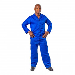 SAFETY-PPE / Polycotton Econo Conti 2-Piece Suit, Royal Blue, Size 30 / 4301030RB SAFETY-PPE / Polycotton Econo Conti 2-Piece Suit, Royal Blue, Size 30 / 4301030RB