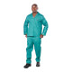 SAFETY-PPE / Standard 80/20 Conti 2-Piece Suit, Emerald Green, Size 32 / 4101032EG