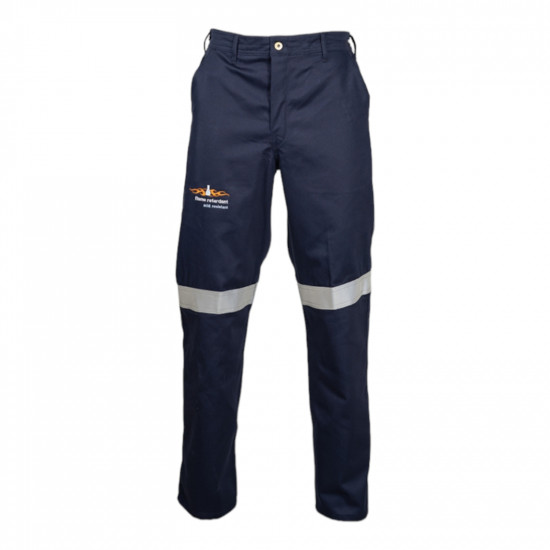 SAFETY-PPE / Continental D59 Blaze Navy Blue Trousers, Flame Retardant & Acid Resistant, Size 34 / 41090NV34