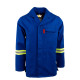 SAFETY-PPE / Premium J54 100% Cotton Conti Suit, Royal Blue, Jacket, Reflective Tape, Size 40 / 20015RBRJ40