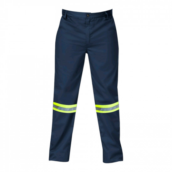 SAFETY-PPE / Premium J54 100% Cotton Conti Suit, Navy Blue, Trousers, Reflective Tape, Size 42 / 20012NBRT42