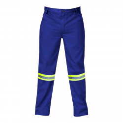 SAFETY-PPE / Premium J54 100% Cotton Conti Suit, Royal Blue, Trousers, Reflective Tape, Size 38 / 20015RBRT38 SAFETY-PPE / Premium J54 100% Cotton Conti Suit, Royal Blue, Trousers, Reflective Tape, Size 38 / 20015RBRT38
