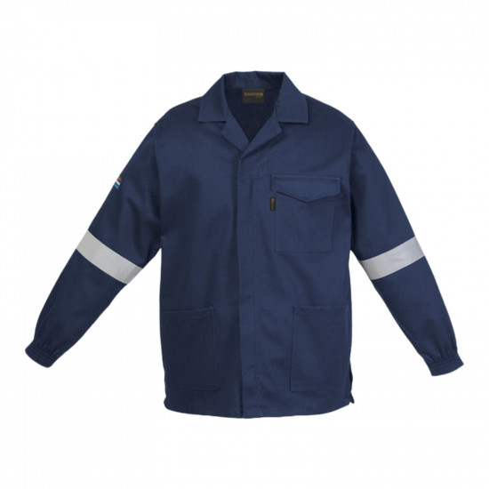 SAFETY-CLOTHING / Continental D59 SABS Navy Blue Jacket, Size 40, Flame Retardant & Acid Resistant / 90030NV40