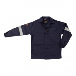 SAFETY-PPE / Continental D59 Blaze Navy Blue Jacket, Flame Retardant & Acid Resistant, Size 30 / 41080NV30 SAFETY-PPE / Continental D59 Blaze Navy Blue Jacket, Flame Retardant & Acid Resistant, Size 30 / 41080NV30