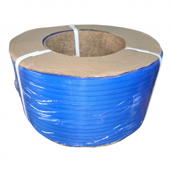 RIS-PACKAGING / Polypropylene Semi Auto Packaging Strapping 12mmx2000mm Citrus Blue (120-130kg) / PPBLU12/6.8-2000S