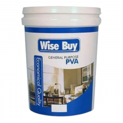 EXCELSIOR PAINT / Wise Buy General Purpose Acrylic PVA White Paint 20LTR / WB W 20LTR