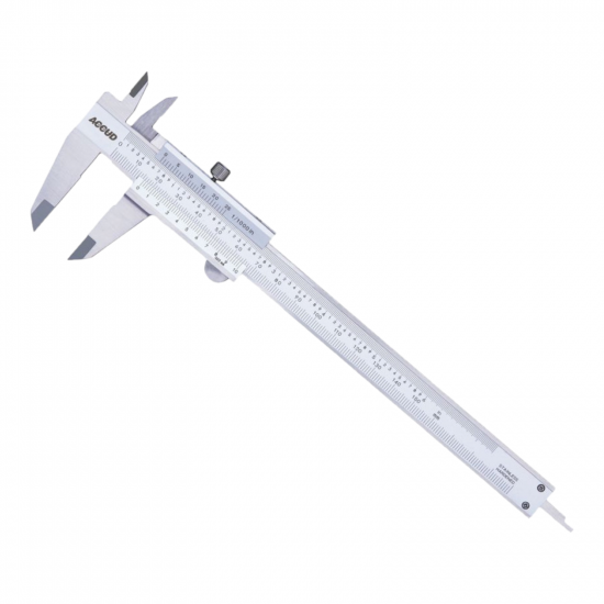 ACCUD Vernier Caliper 200mm 0.05mm Acc. Din862 0.05mm Grad. S/steel