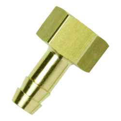 GAV Brass Hose Tail 1-4 Fx 9mm