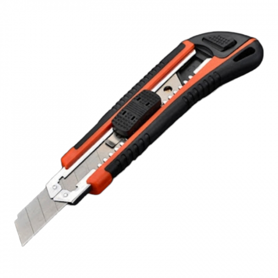 HARDEN 18mm Plastic Knife Metal Holder 3pcs Blade