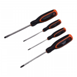 HARDEN 4pc Screwdriver Set Soft Handle