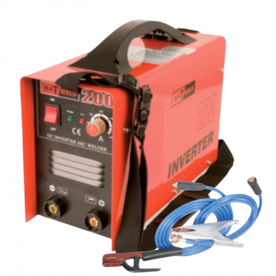 MATWELD Inverter Welder 200 Amp Single Phase 220v DC MMA/TIG - With VRD | MAT9055VRD