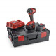 FLEX / 1/4  Impact Driver Set, 3 Torques, 18V, 2x2.5Ah battery, i-charger in Carry Case / ID 1/4 18.0/2.5 Set