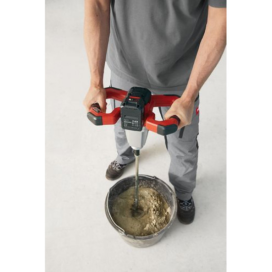 FLEX / 2-Speed Cordless Mixer with 3-Level Speed Switch 18.0V / MXE 18.0-EC C 