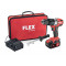 FLEX / 2 Speed Heavy Duty Impact Drill 18V Set Kit, includes 2x5.0Ah Batteries and Intelligent Charger in Carry Case / PD 2G 18.0-EC FS55  FLEX / 2 Speed Heavy Duty Impact Drill 18V Set Kit, includes 2x5.0Ah Batteries and Intelligent Charger in Carry Case / PD 2G 18.0-EC FS55