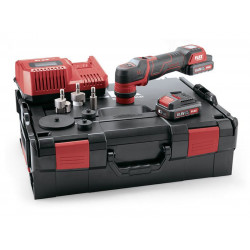 FLEX / Smart Cordless Polisher 10, 8V, Brushless, Rotary & Random Orbital Free-Running, 0.63mm, 2x 2.5Ah Battery, I-Charger & Accessories, in Carry Case /  PXE 80 10.8-EC/2.5 P-SET
