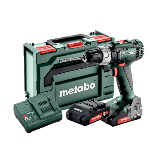 METABO / Cordless Hammer Drill 18v includes Batteries and Charger  / SB 18 L (602317500)