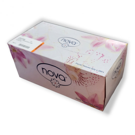 RIS-CLEANJNG / Nova Facial Tissues 2Ply 200 Sheets / NOVA 13000