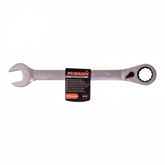 FIXMAN REVERSIBLE COMBINATION RATCHETING WRENCH 27MM