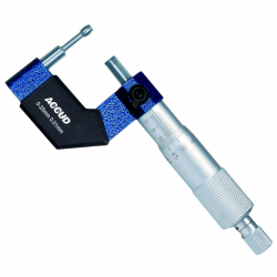 ACCUD Tube Micrometer 25-50mm 0.006mm Acc. 8x3.4mm Anvil 0.01mm Grad. ACCUD Tube Micrometer 25-50mm 0.006mm Acc. 8x3.4mm Anvil 0.01mm Grad.