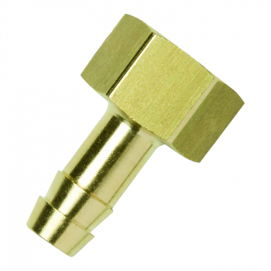 BRASS HOSE TAIL 1-4 FX 9MM