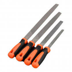 HARDEN 8 Inch (200mm) Half Round Second Cut File With Soft Handle HARDEN 8 Inch (200mm) Half Round Second Cut File With Soft Handle