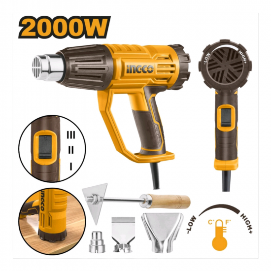 HEAT GUN 2000W VARIABLE SETTING