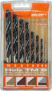 ALpen drill bit set for wood - TM 8