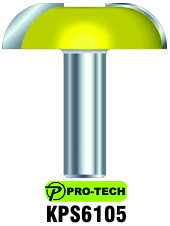 Classical cove edge profile bit by Pro-Tech