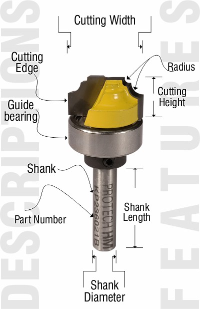 Classical plunge bit features